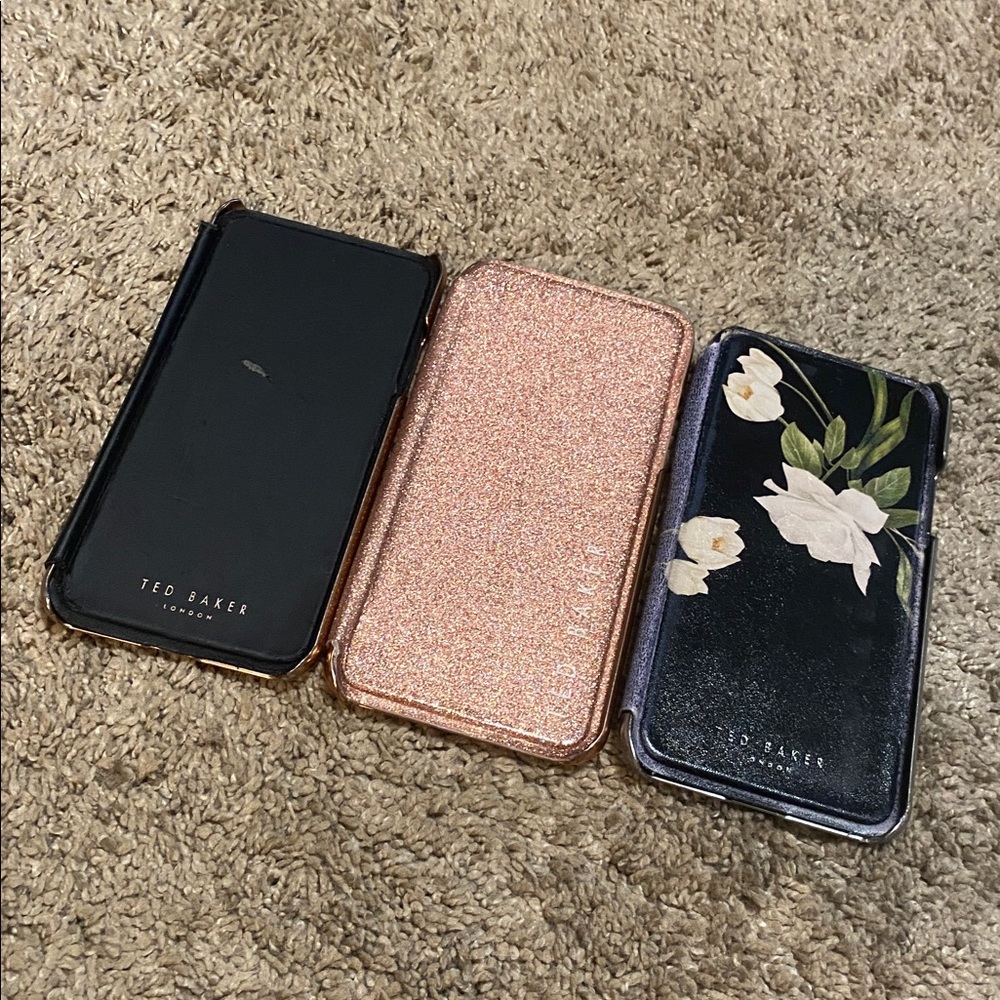 Ted Baker Black, Rose Gold, and Floral IPhone 11 Pro Max Cases